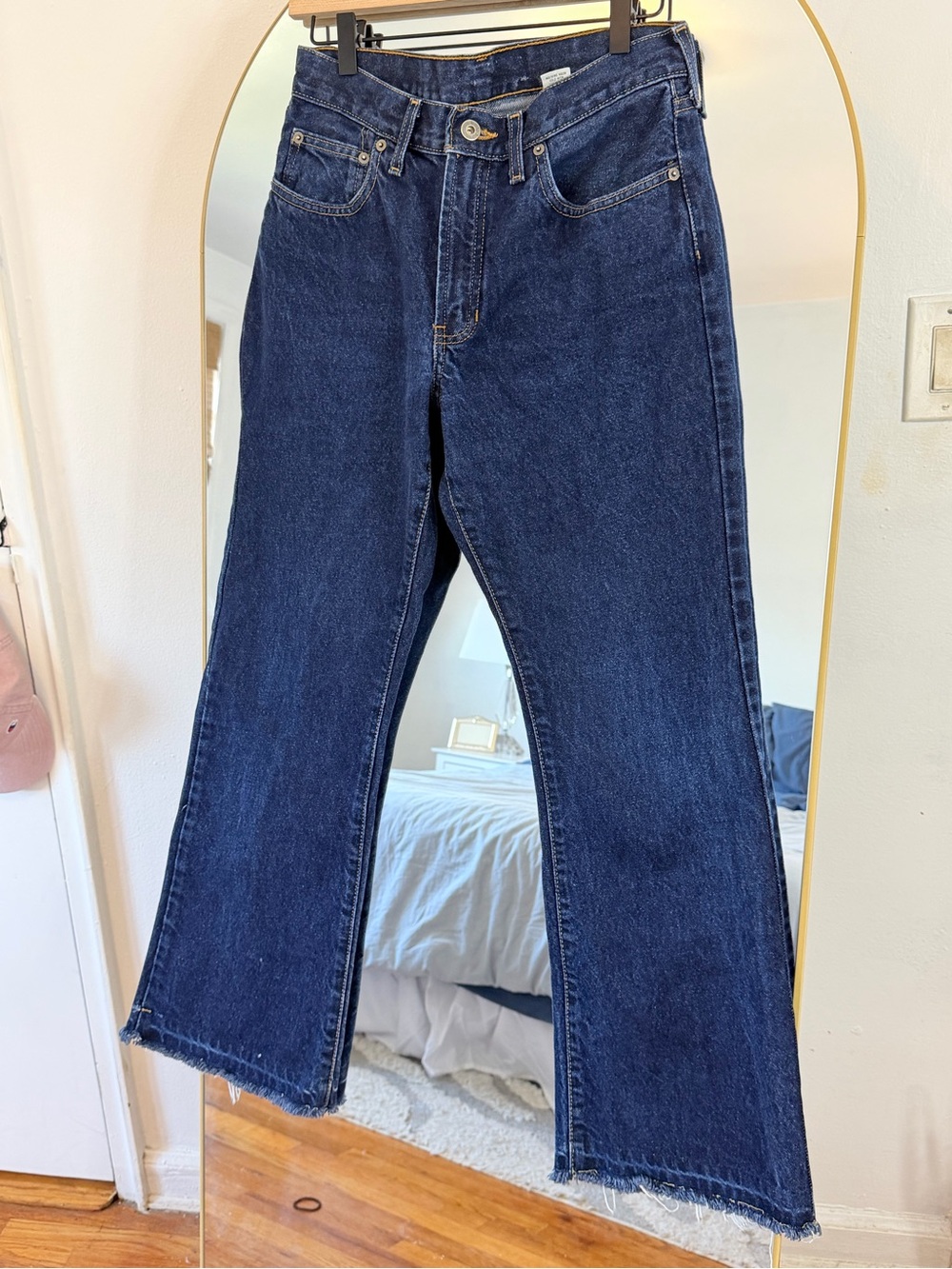 Vintage 90s Abercrombie & Fitch Boy Slouch Flare Size 4 100% Cotton
